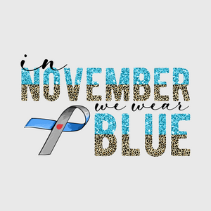 November Is Blue Transfer