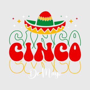 Cinco Bold Lettering Transfer