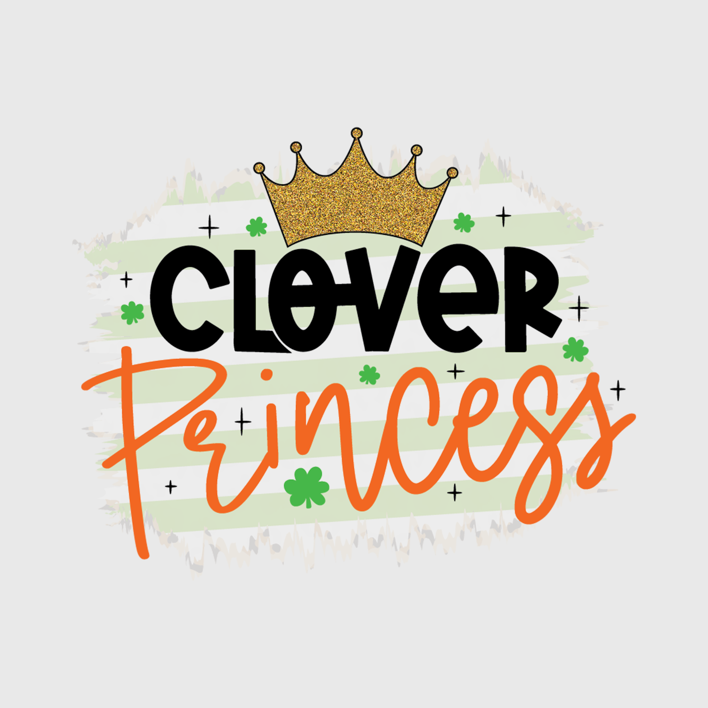 Clover Princess (Gold) Transfer