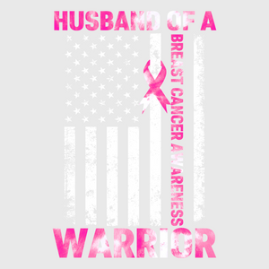 Husband Of A Survivor Pink Ribbon Transfer