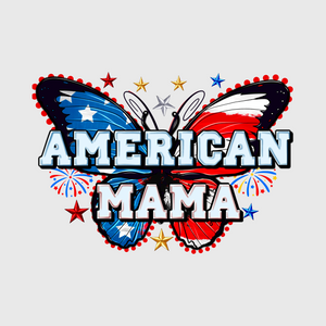 American Mama Butterfly Transfer