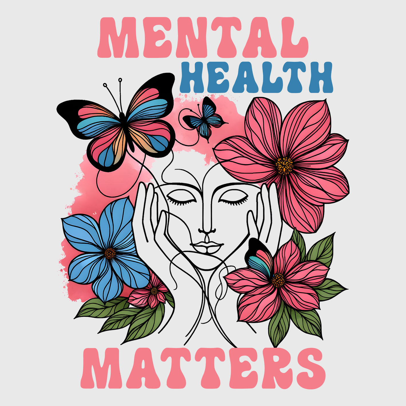 Colorful Mental Health Matters Transfer