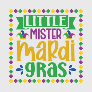 Little Mister Mardi Gras Transfer