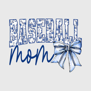 Blue Floral Mama Transfer
