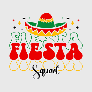 Fiesta Squad Sombrero Transfer