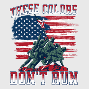 These Colors Don’t Run Flag Transfer