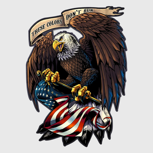 Bald Eagle Flag Patriotism Transfer