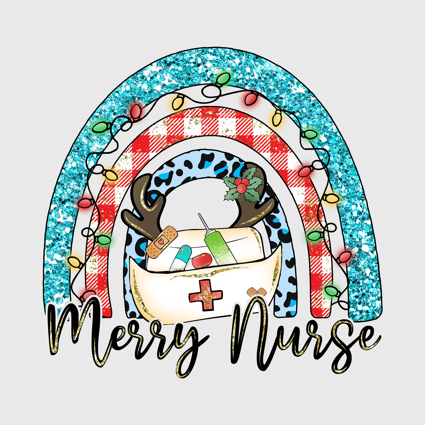 Merry Nurse Christmas Transfer