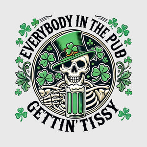 Skeleton Cheers Transfer