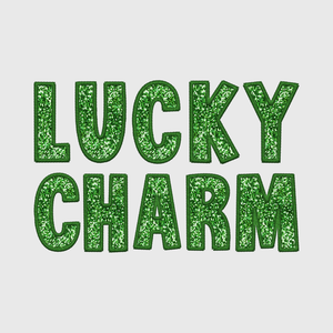 Lucky Charm Glitter Transfer