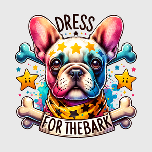 Dress For The Bark Bulldog Transfer