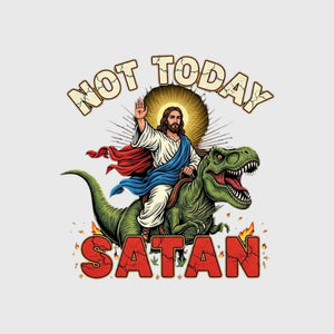 Dino Rider Not Today Satan Transfer