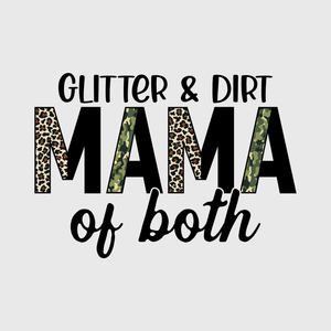 Mama of Both Glitter Transfer