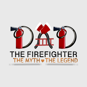 Dad the Firefighter Legend Transfer