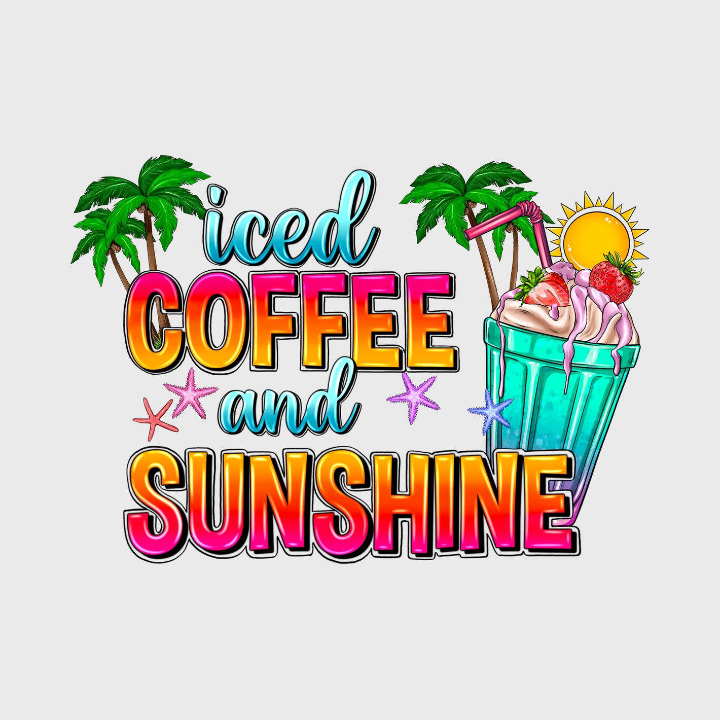 Iced Coffee and Sunshine Transfer