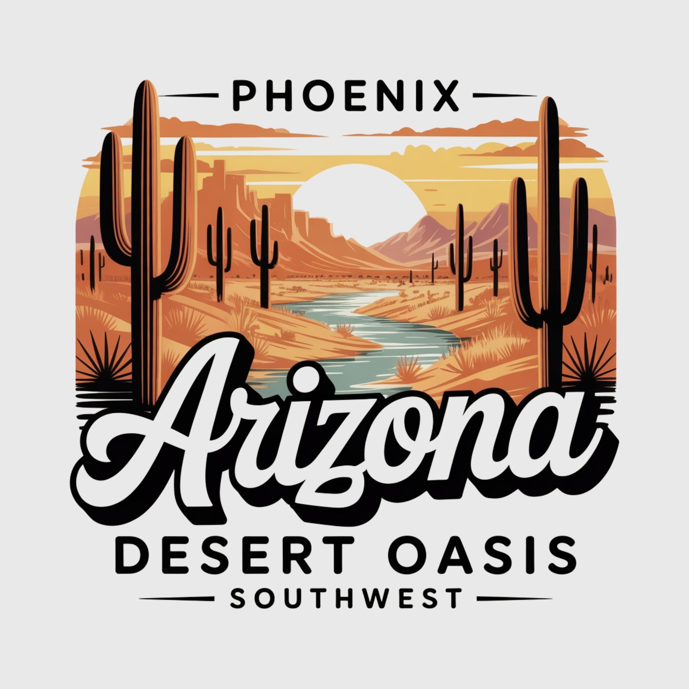 Arizona Saguaro Sunset Trail Transfer