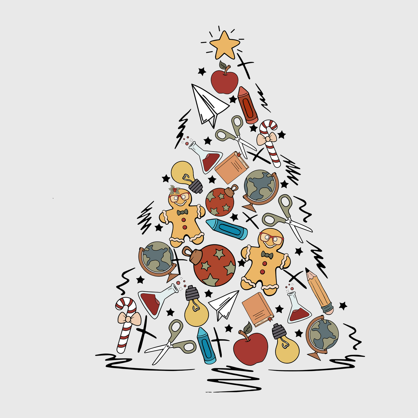 Christmas Decoration Tree Transfer