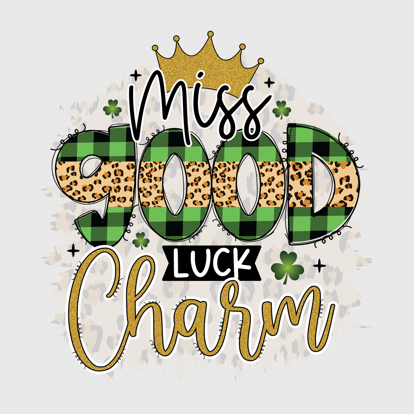 Little Miss Lucky Charm Transfer