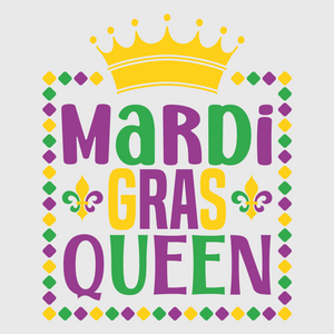 Mardi Gras Queen-Crown Transfer