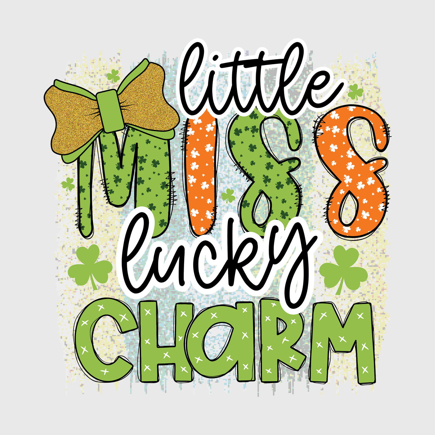 Little Miss Lucky Clover Transfer