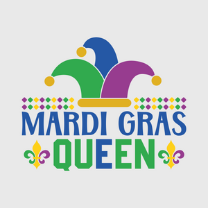 Mardi Gras Queen Crown Transfer