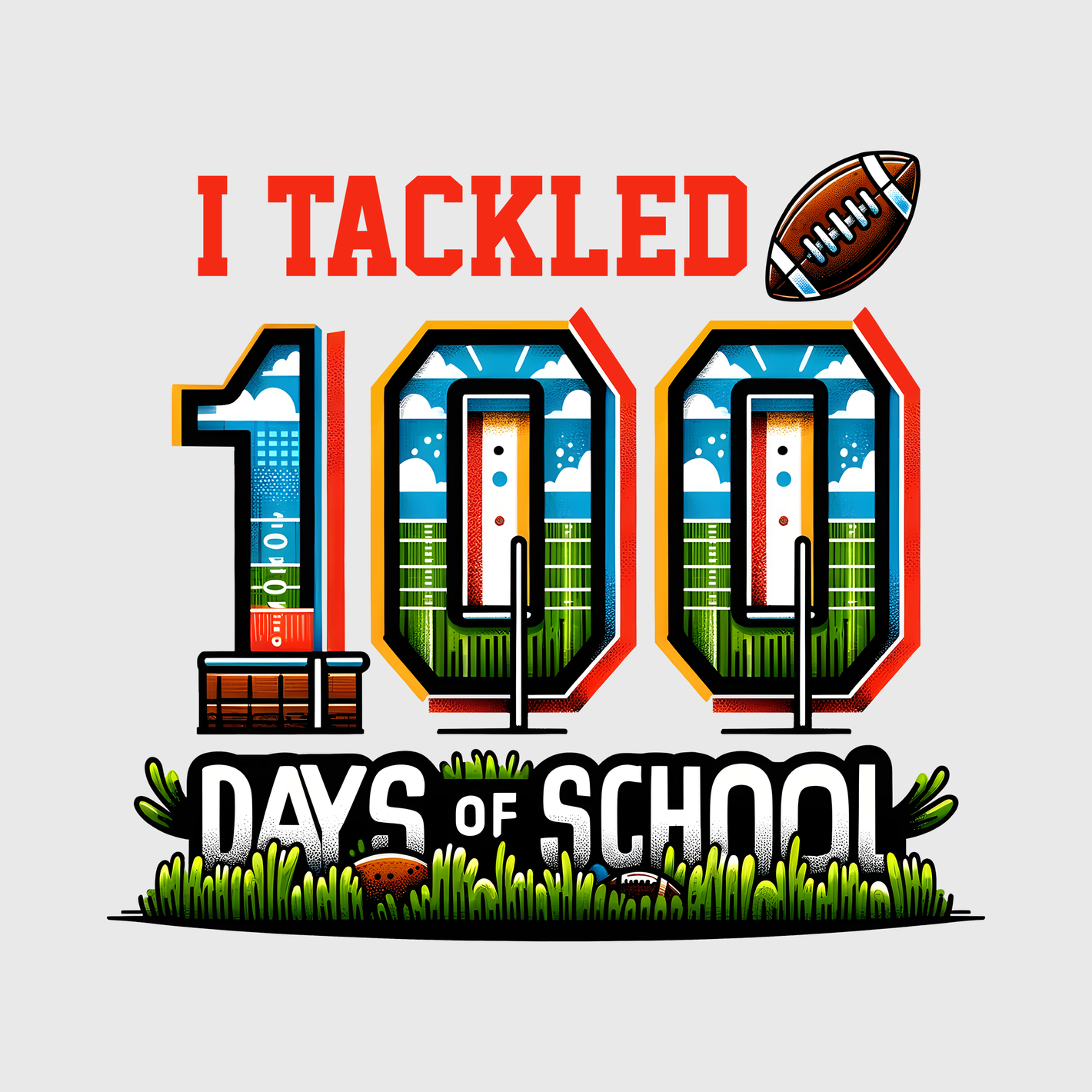 I Tackled 100 Days Of School Transfer