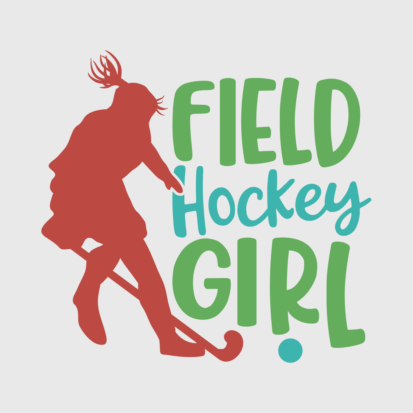 Proud Field Hockey Girl Transfer