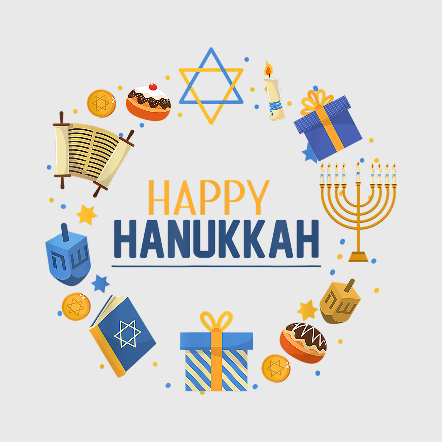 Happy Hanukkah Transfer