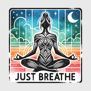 Just Breathe Mandala Transfer