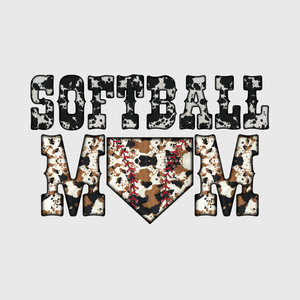 Softball Mom Camouflage Transfer