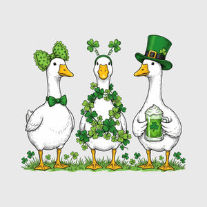 Dapper Shamrock Ducks Transfer