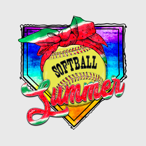 Summer Softball Vibes Transfer