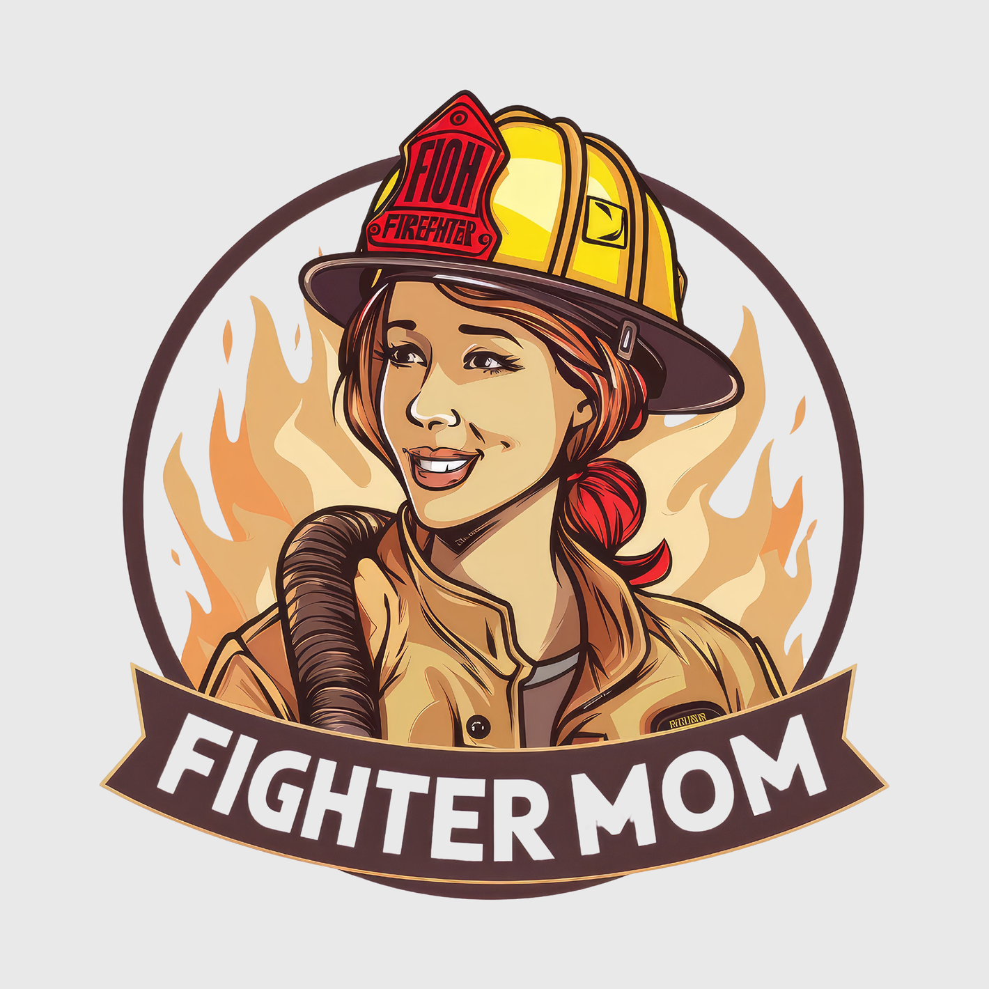 Firefighter Woman Hero Transfer