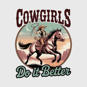 Cowgirls Ride Better Transfer