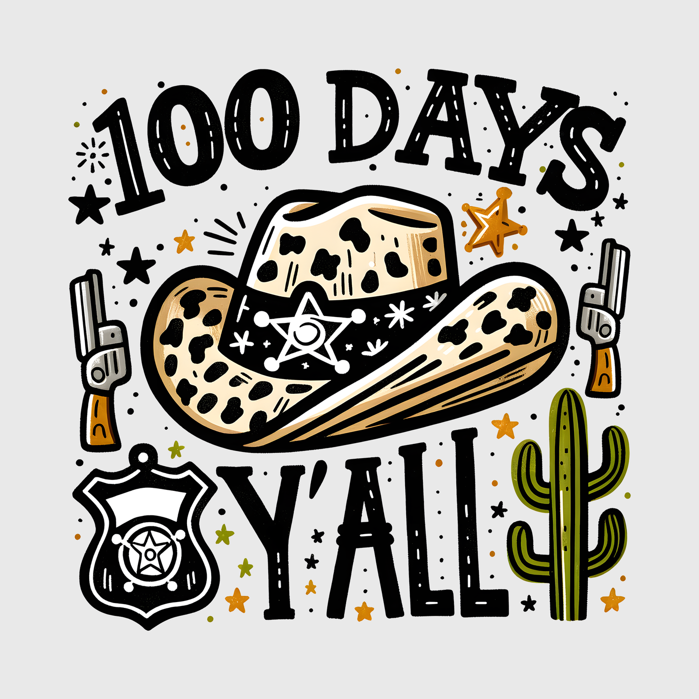 100 Days Y'all Transfer