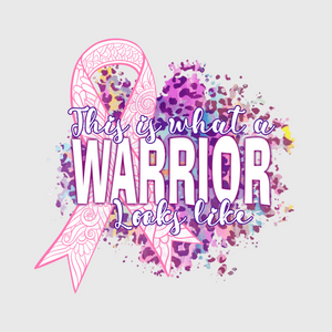 Pink Warrior Breast Cancer Transfer