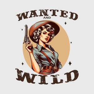 Wanted Cowgirl Rebel Transfer