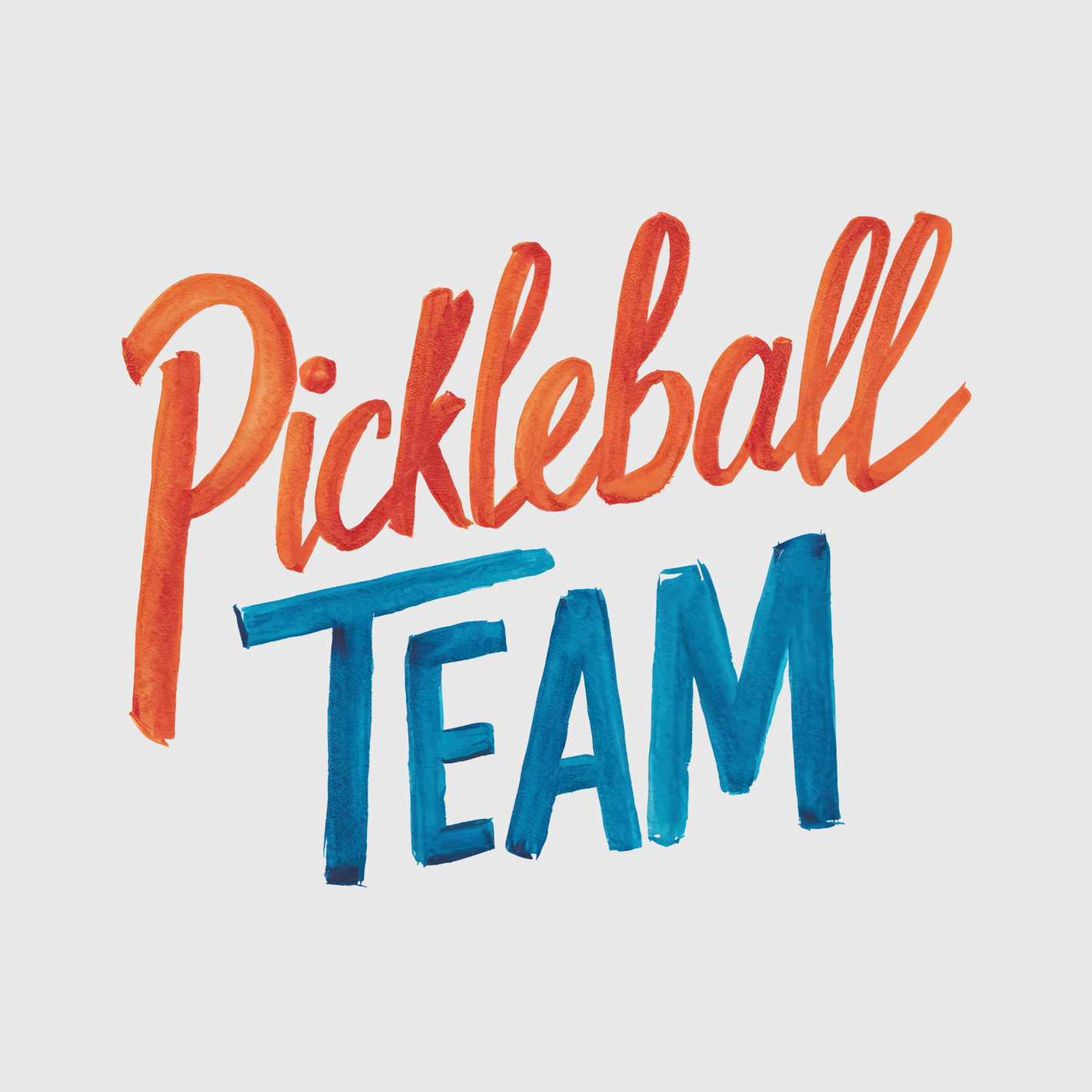 Pickleball Team Bold Transfer