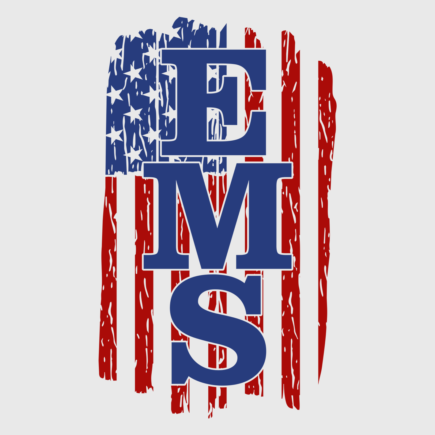 EMS American Flag Transfer