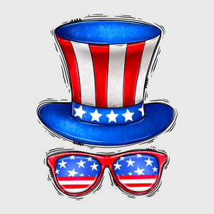 Uncle Sam's Top Hat Transfer