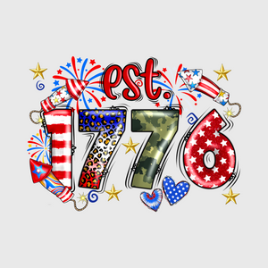 Established 1776 Patriotic Transfer