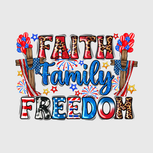 Faith Family Freedom Patriotic Transfer