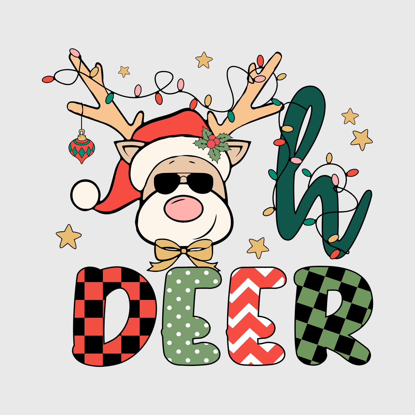 Oh Deer Reindeer Transfer