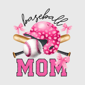 Pink Leopard Helmet Mom Transfer