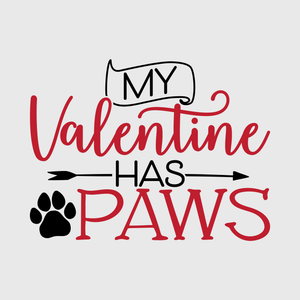 My Valentine Has Paws Transfer