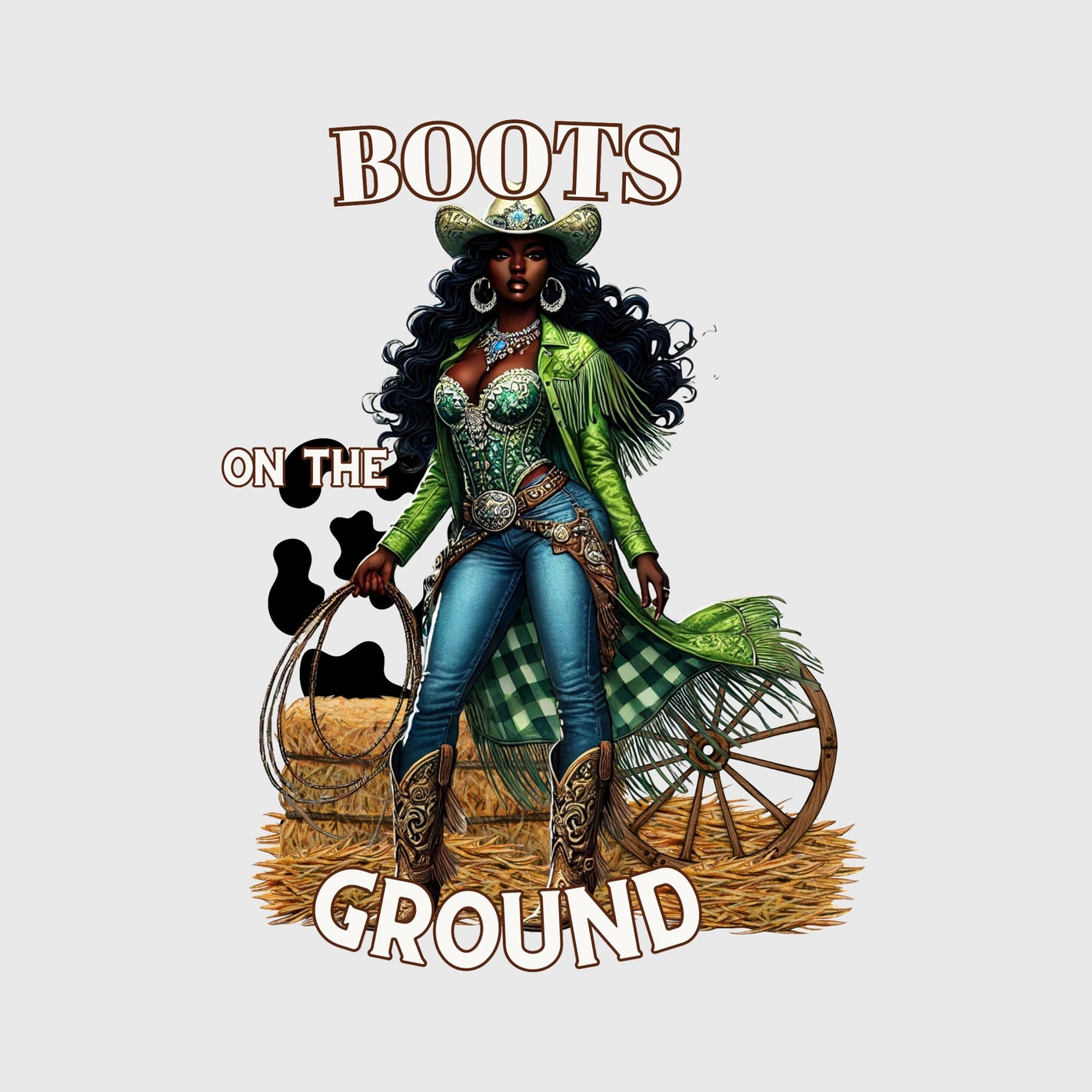 Boots Barrel Babe Transfer