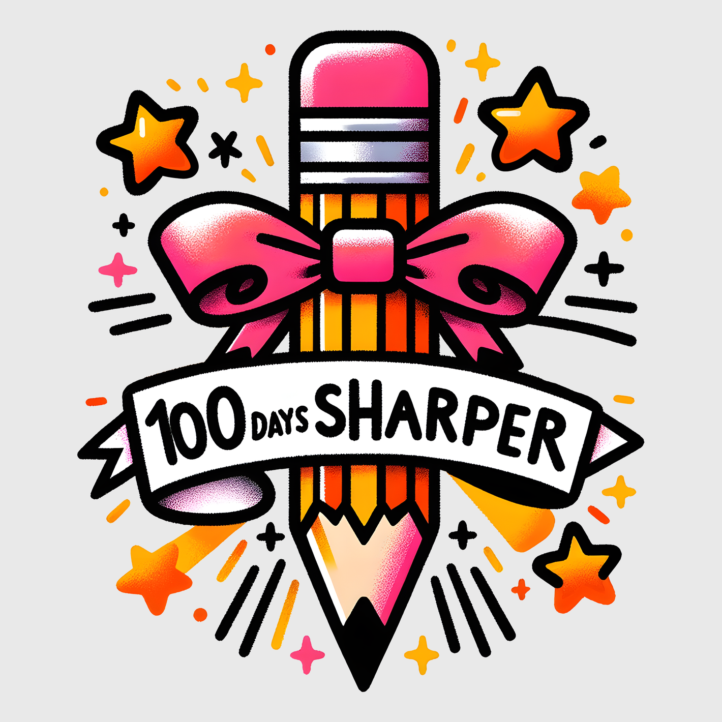 100 Days Sharper Ribbon Transfer