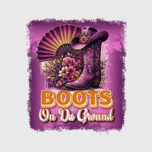 Boots Purple On Ground Transfer