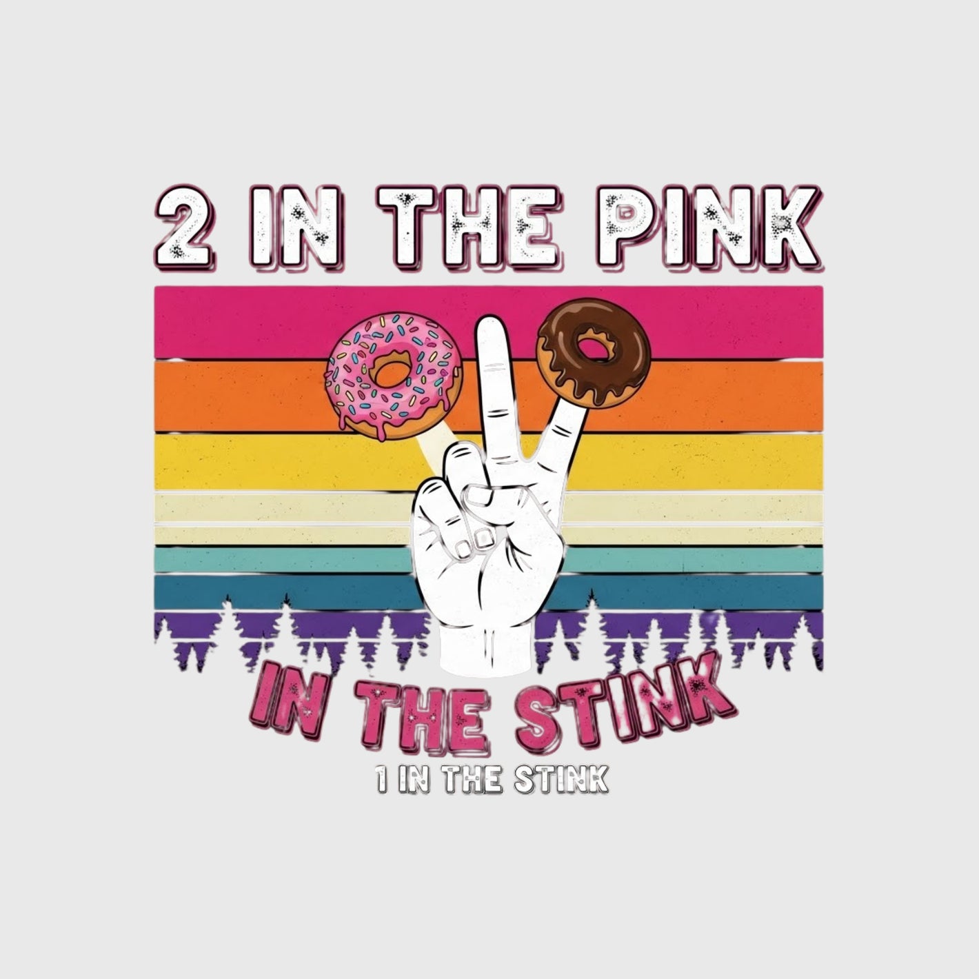 Pink Stink Donut Transfer