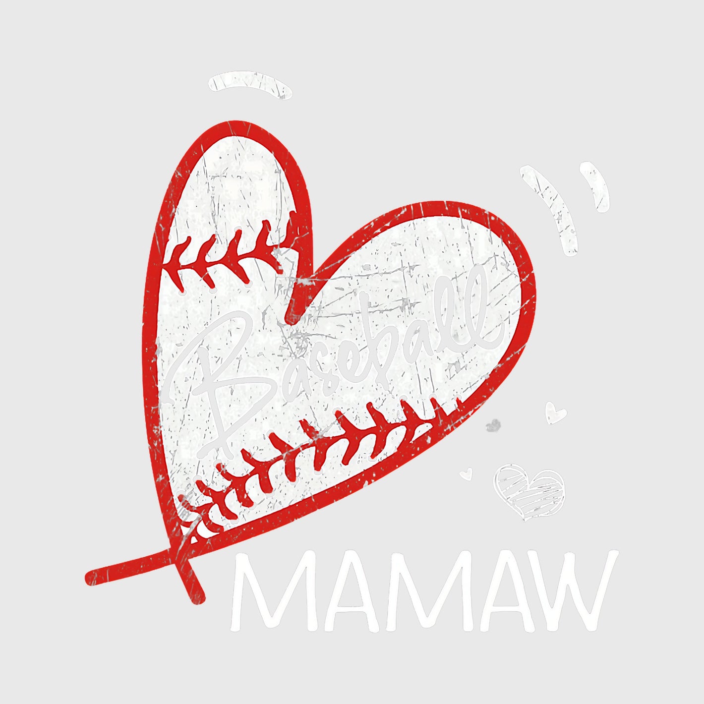 Vintage Heart Mama Transfer